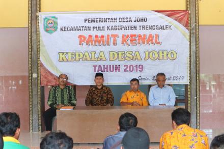 Pamit Kenal Kepala Desa Joho